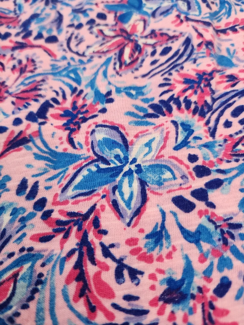 Stella Parker Sleeveless Peplum Top Women's XL Pink Floral - Picture 4 of 7